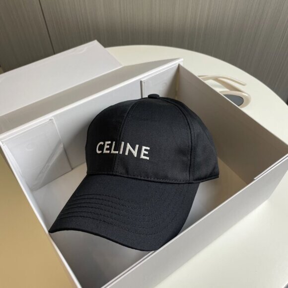 Celine Triomphe Women's Adjustable Baseball Cap (Black) - Picture 6 of 6